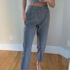 Zara Gingham Pants